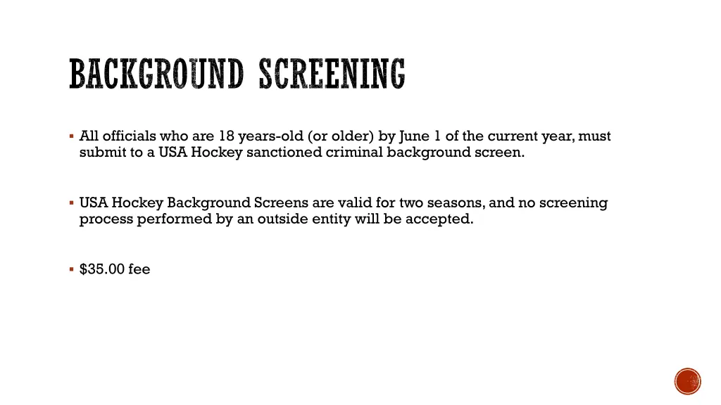 background screening