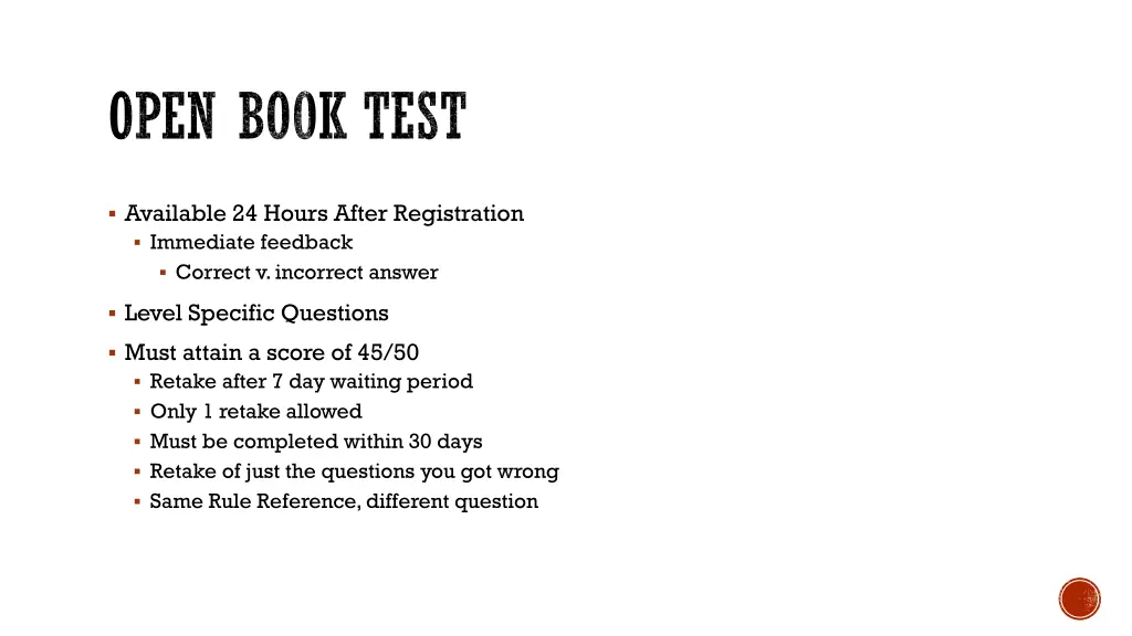 open book test