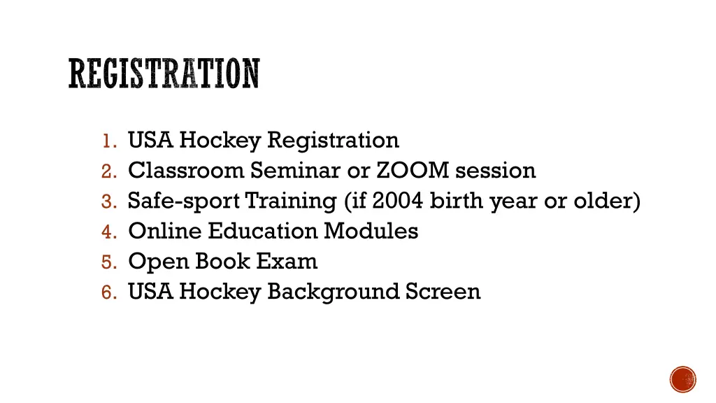 registration