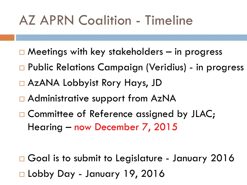 az aprn coalition timeline 1