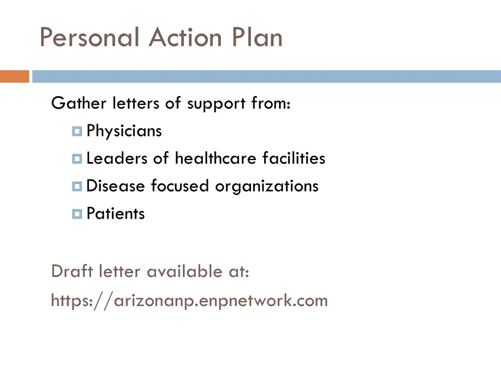 personal action plan 1