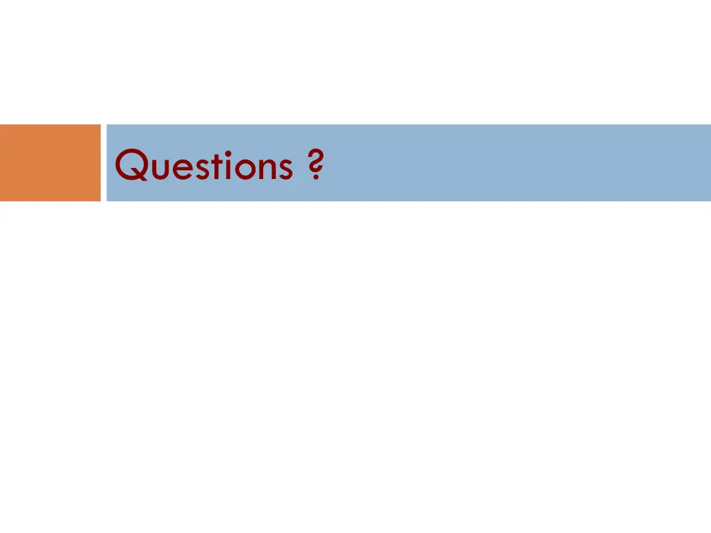questions