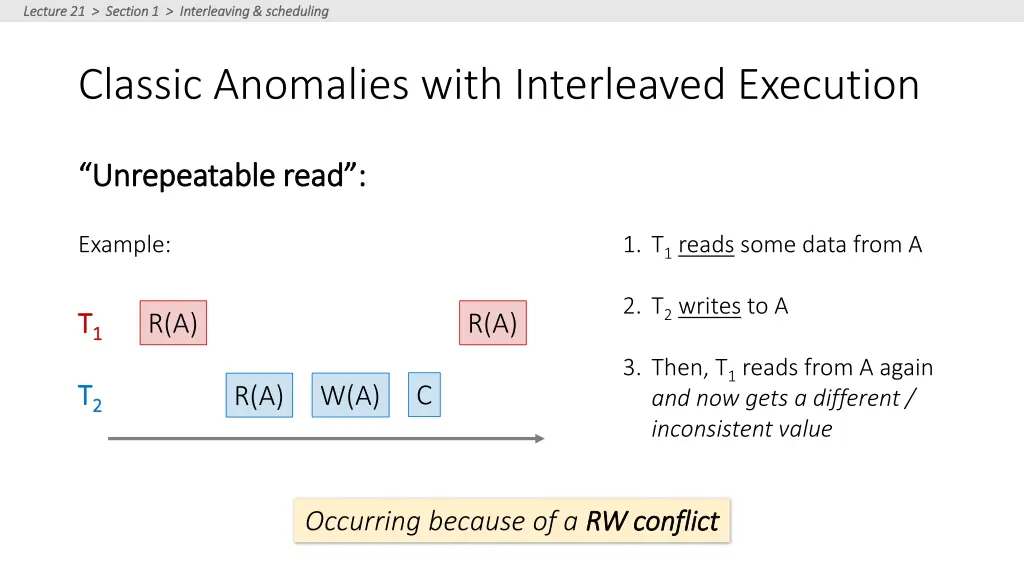 lecture 21 section 1 interleaving scheduling 19