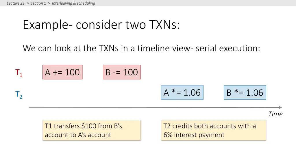 lecture 21 section 1 interleaving scheduling 2