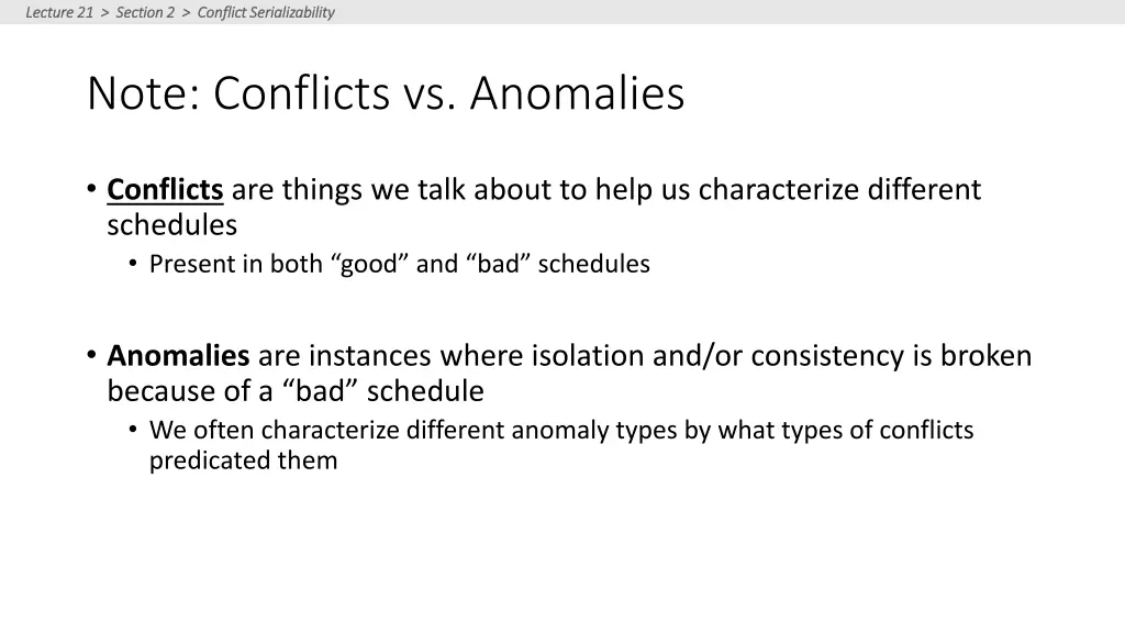 lecture 21 section 2 conflict serializability 4