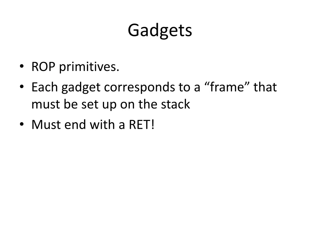 gadgets