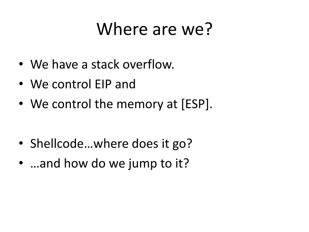 where are we