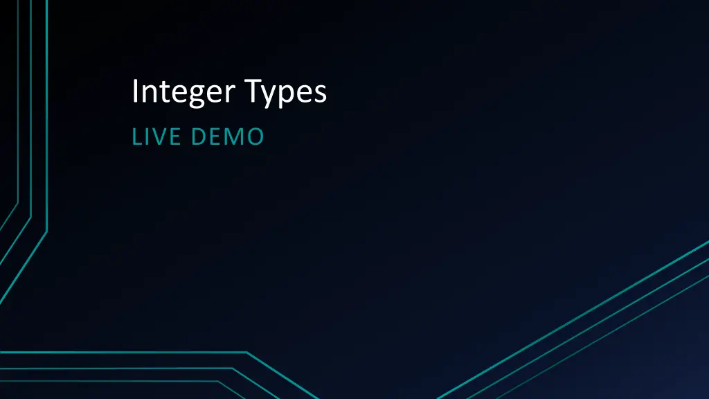 integer types
