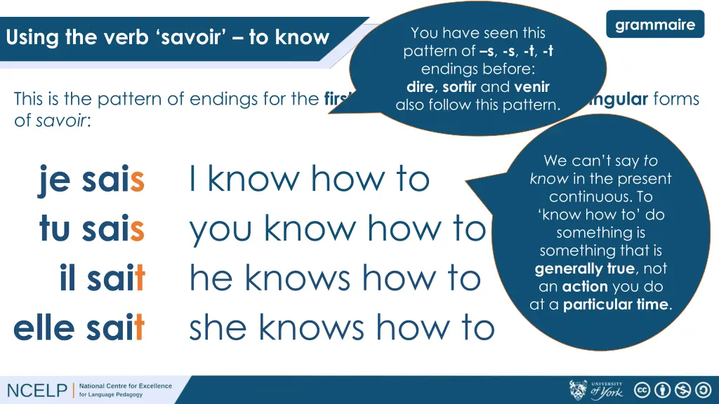grammaire