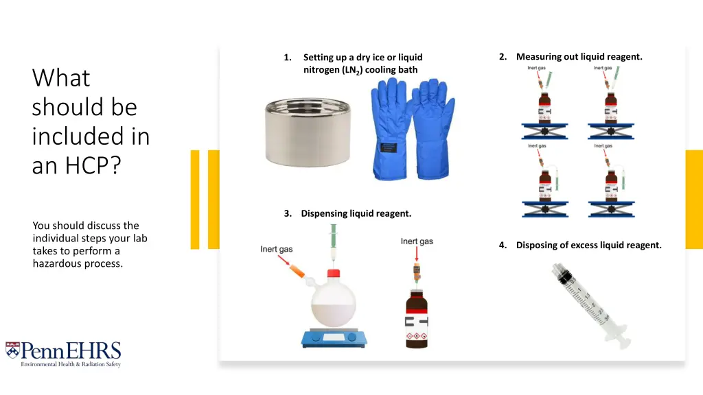 2 measuring out liquid reagent