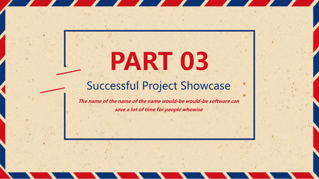 part 03 successful project showcase