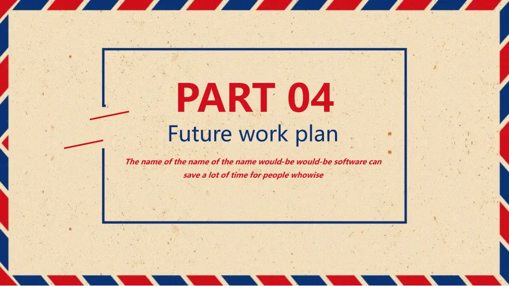 part 04 future work plan