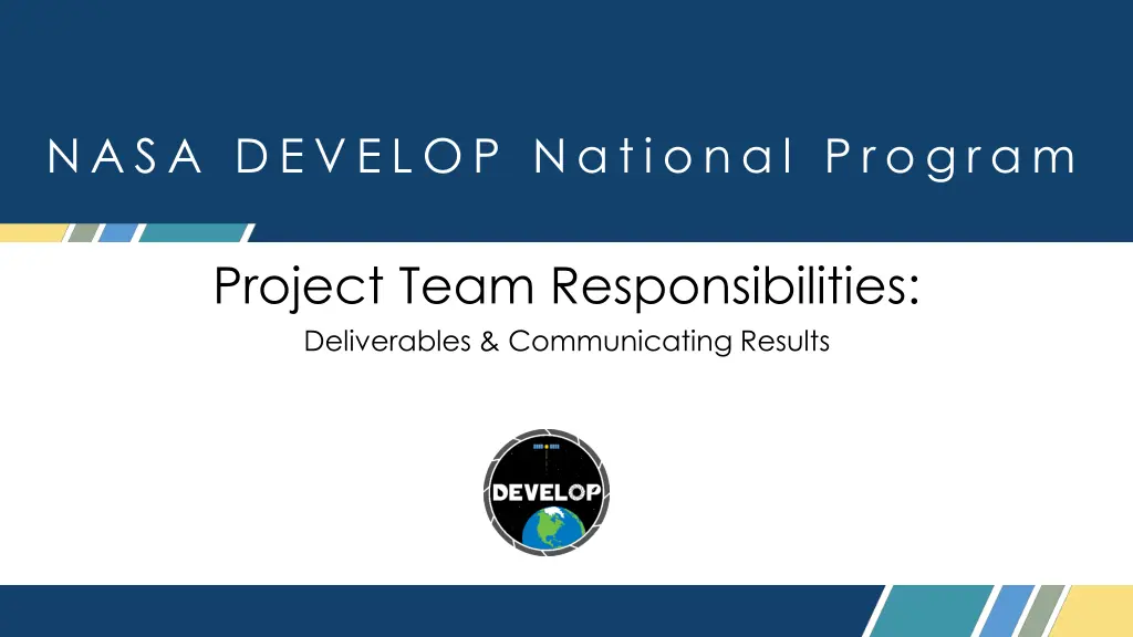 nasa de ve l op nat i onal program