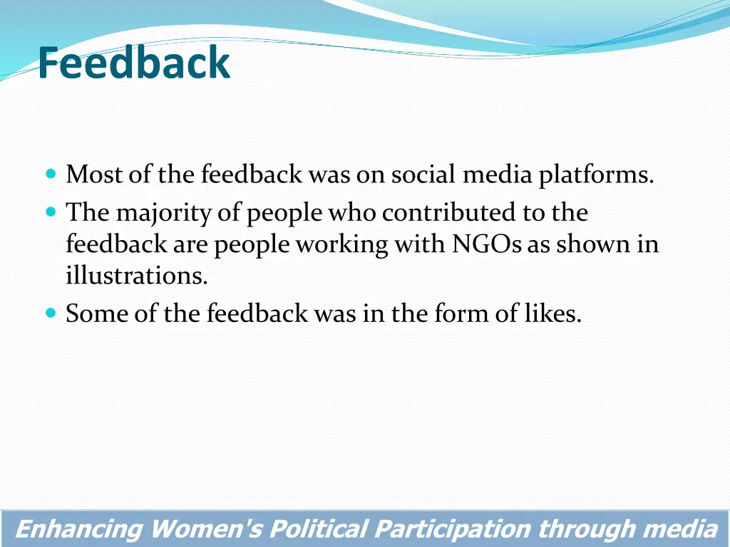 feedback