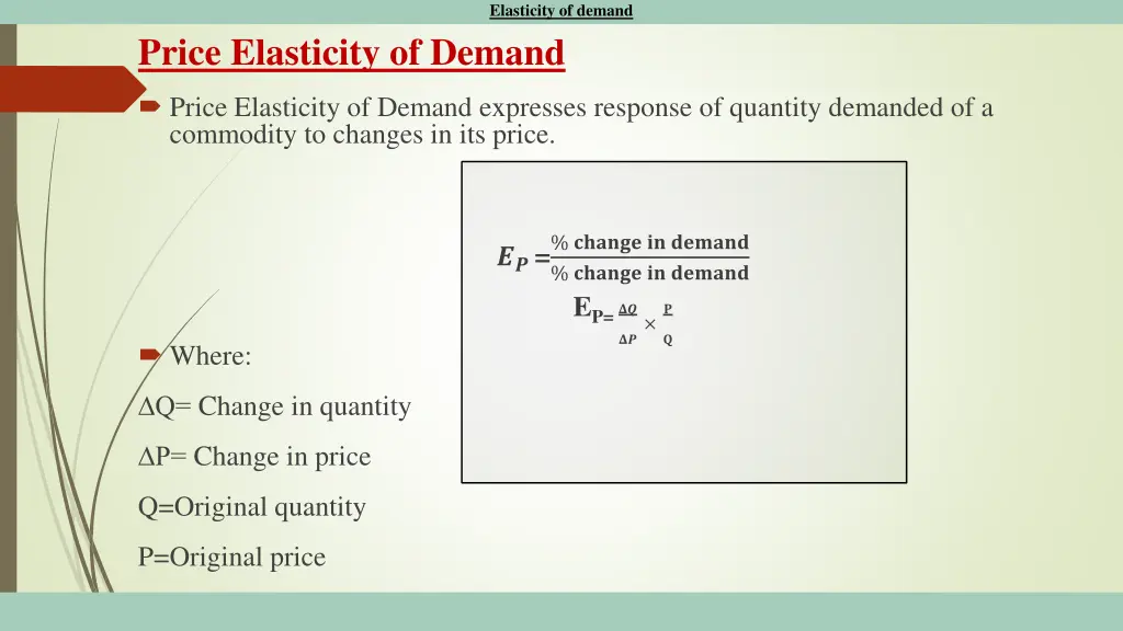elasticity of demand 3