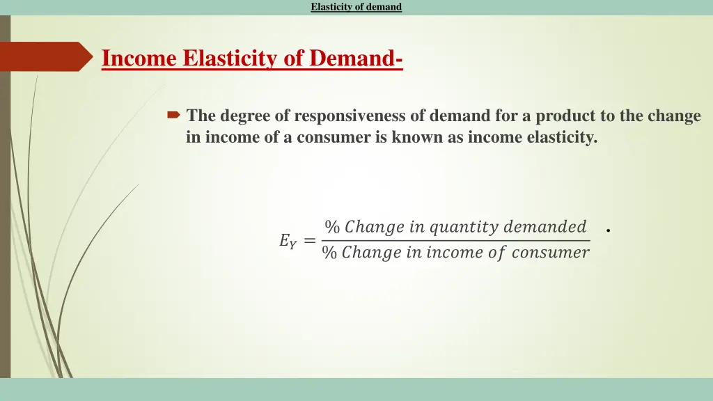 elasticity of demand 6