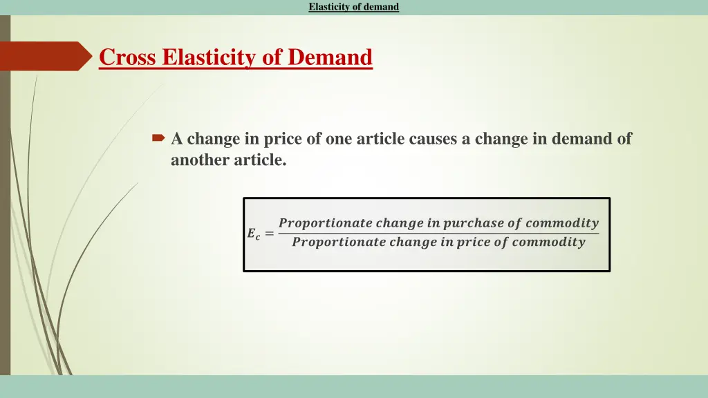 elasticity of demand 8