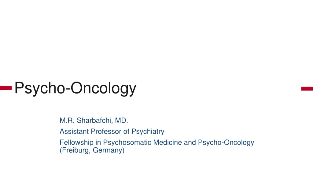 psycho oncology