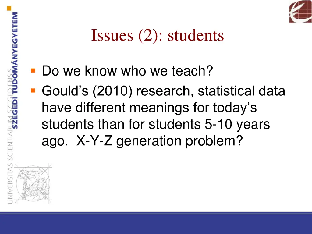 issues 2 students