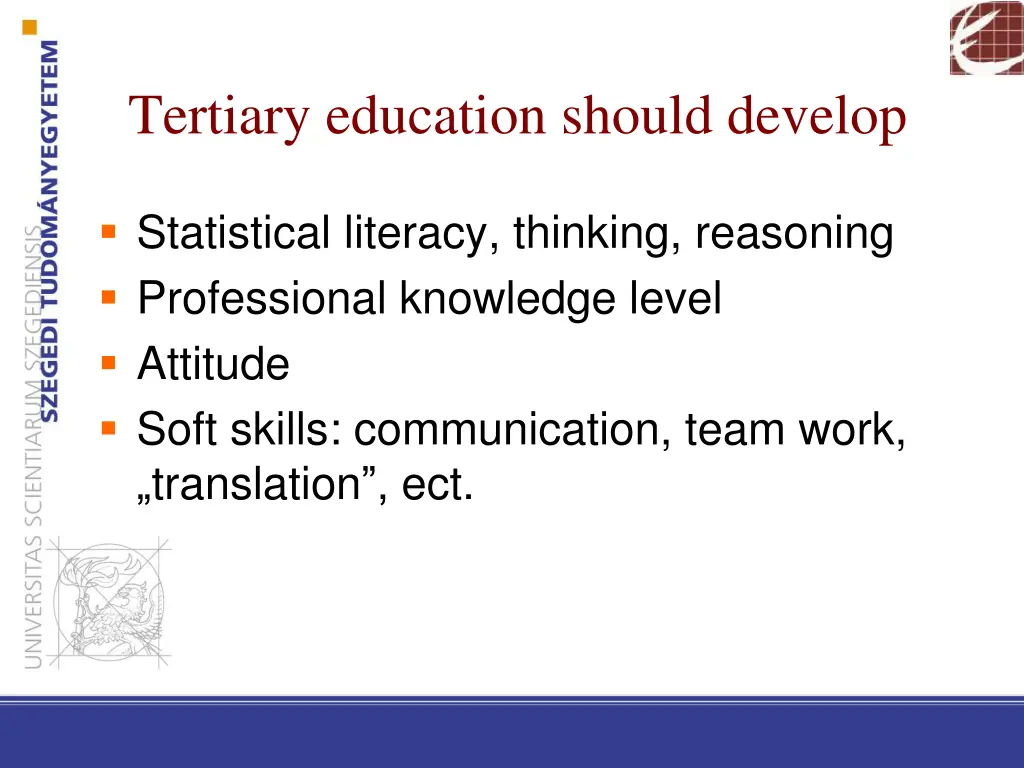 tertiary education should develop