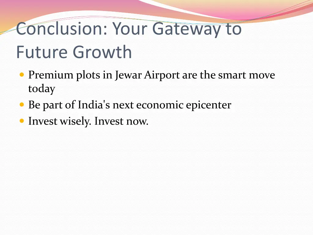 conclusion your gateway to future growth