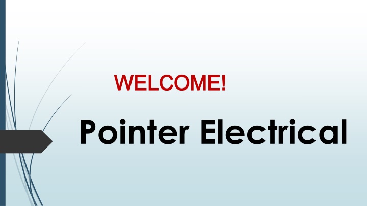 welcome welcome pointer electrical