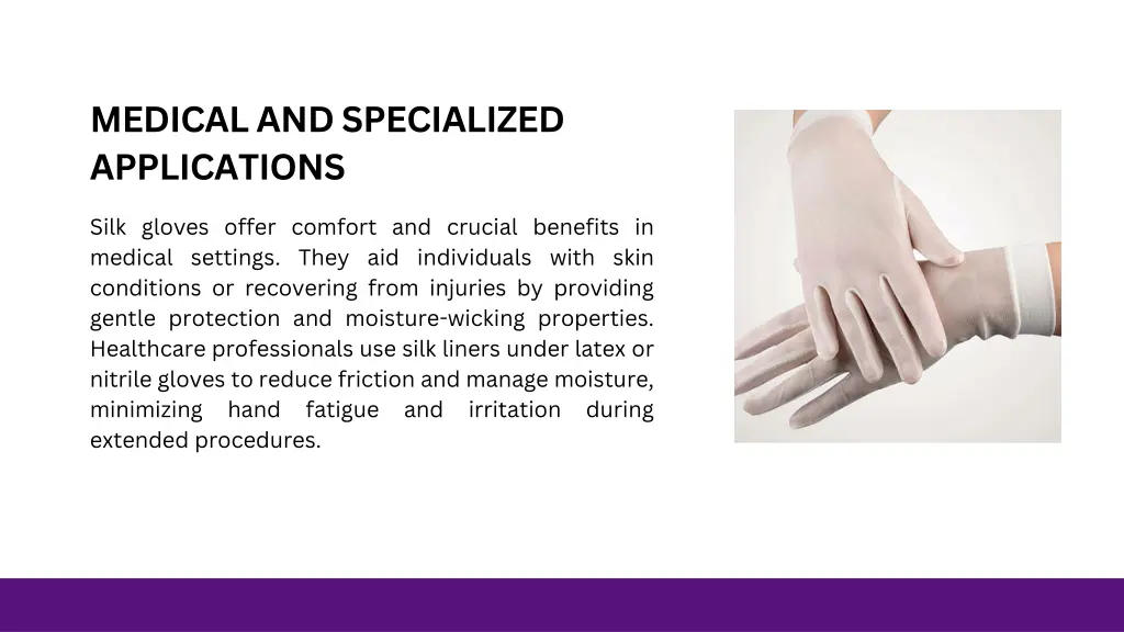 medical and specialized applications