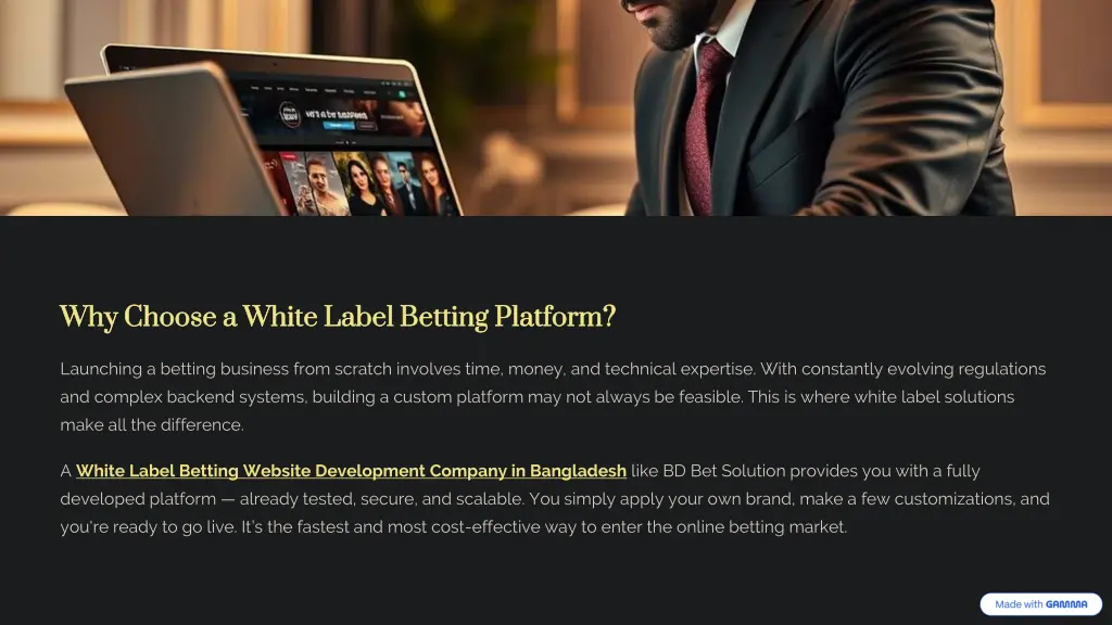 why choose a white label betting platform