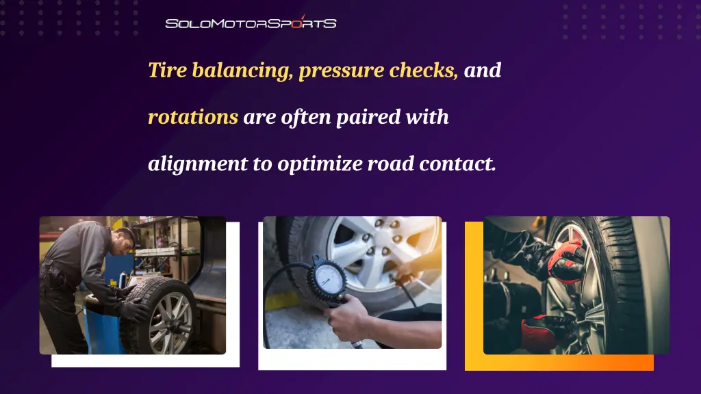 tire balancing pressure checks and