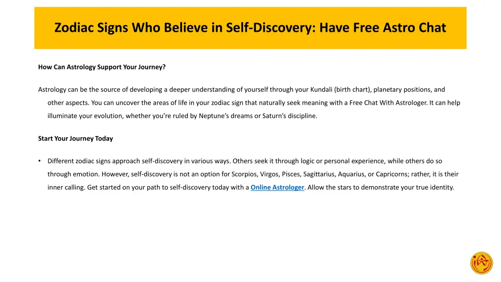 zodiac signs who believe in self discovery have 4