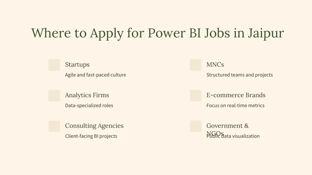 where to apply for power bi jobs in jaipur