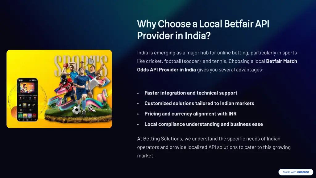 why choose a local betfair api why choose a local