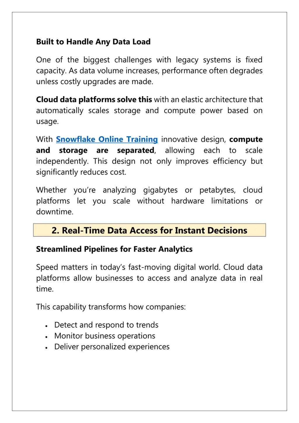 built to handle any data load