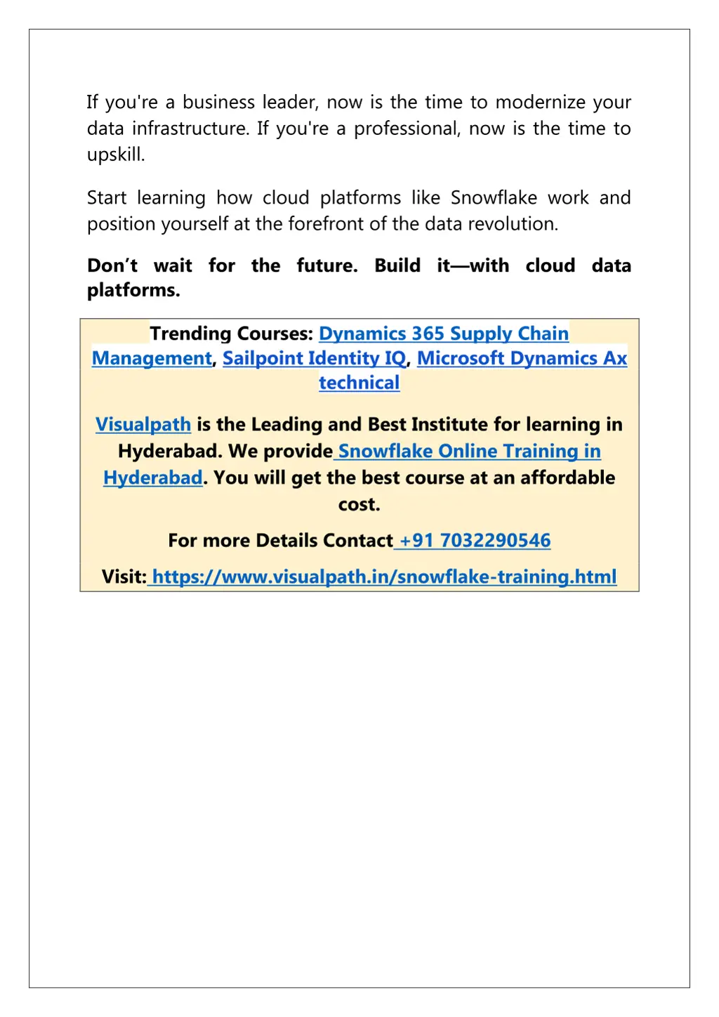 if you re a business leader now is the time