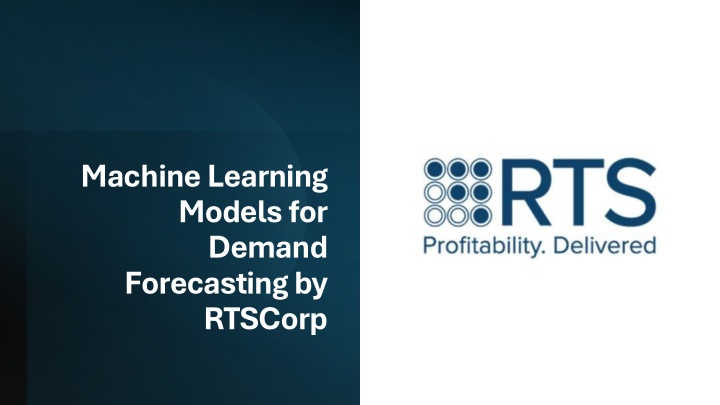 machine learning models for