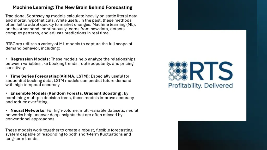 machine learning the new brain behind forecasting