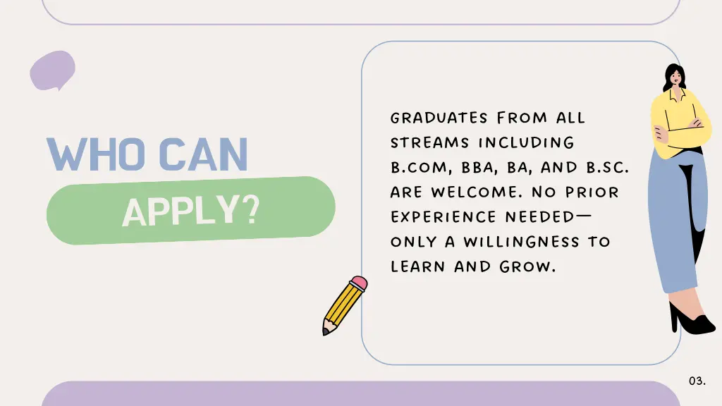 graduates from all streams including