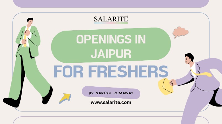 openings in jaipur for freshers