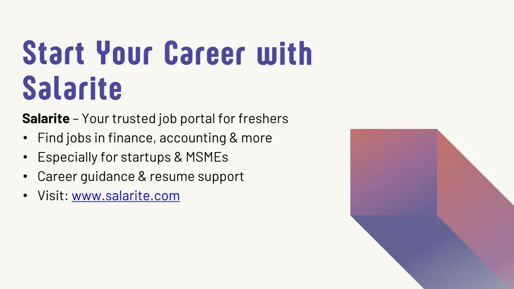 salarite your trusted job portal for freshers