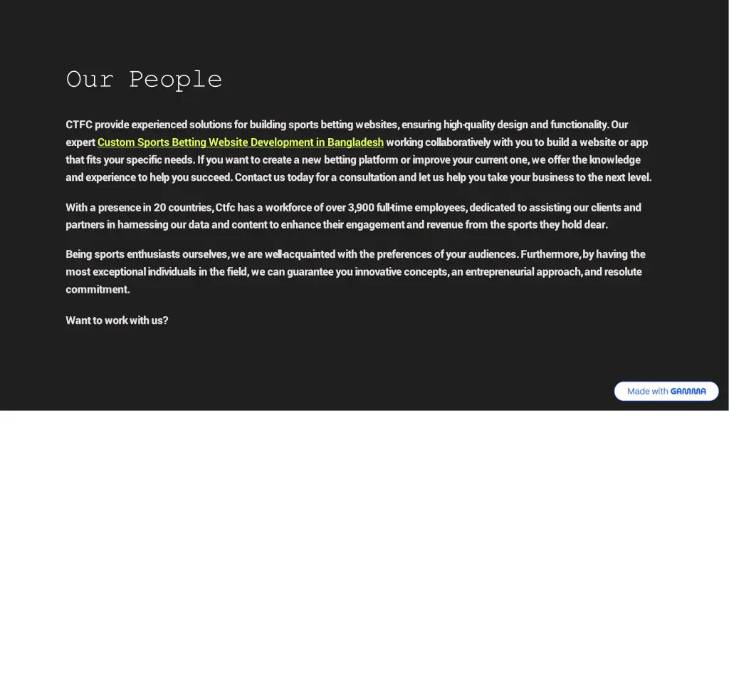 our people