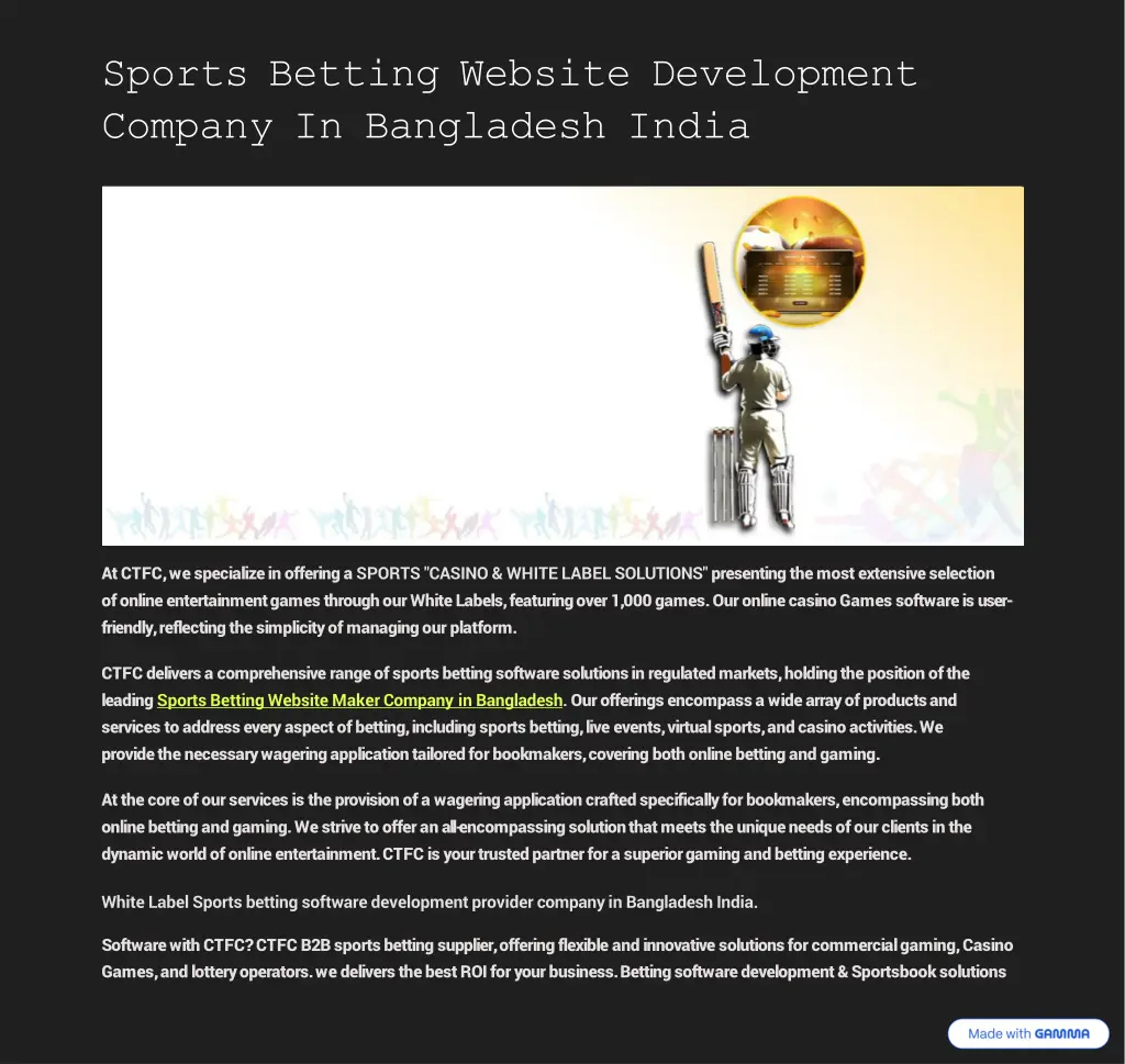 sports betting website development company 1