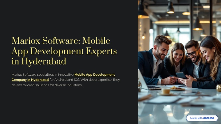 mariox software mobile app development experts