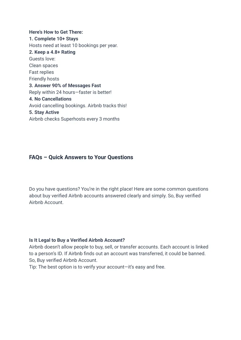 here s how to get there 1 complete 10 stays hosts