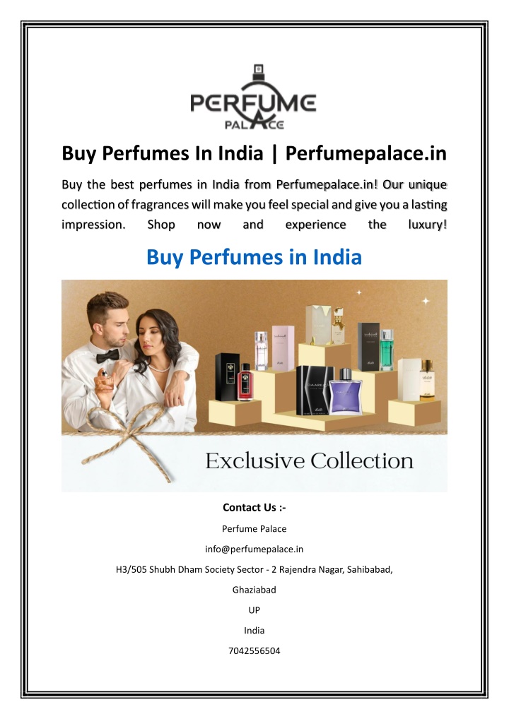 buy perfumes in india perfumepalace in