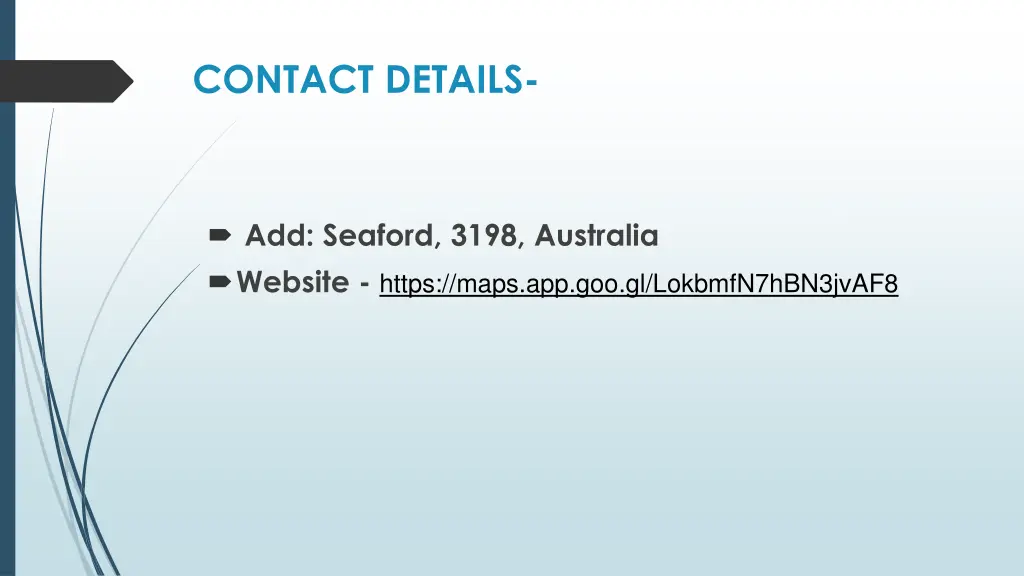 contact details