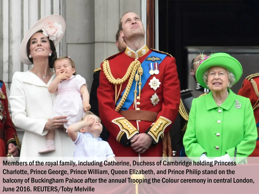 members of the royal family including catherine