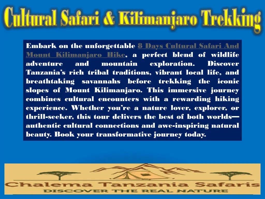 cultural safari kilimanjaro trekking cultural 3
