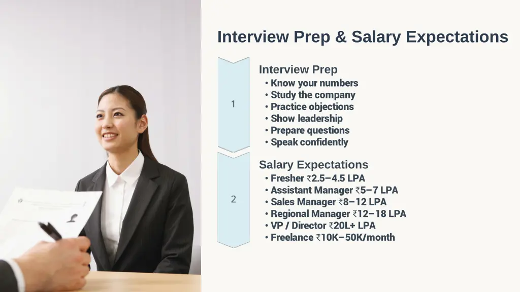 interview prep salary expectations