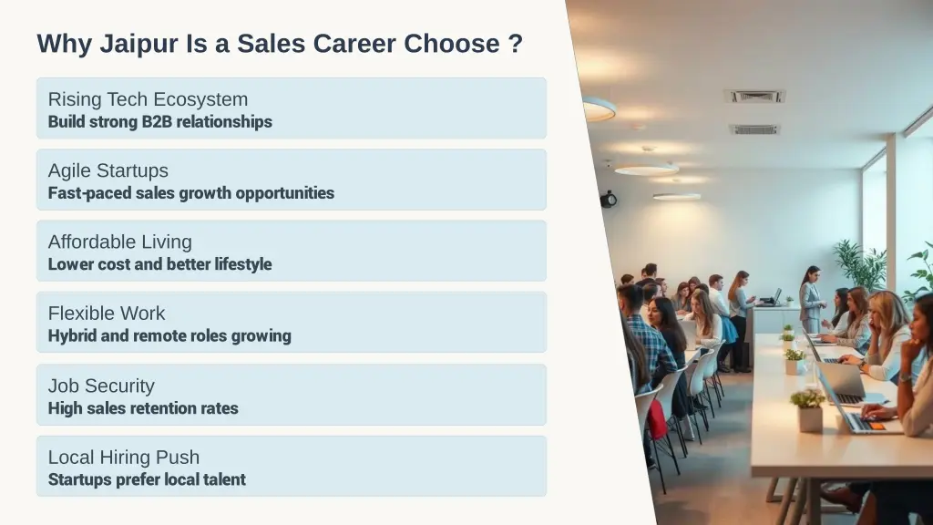 why jaipur is a sales career choose