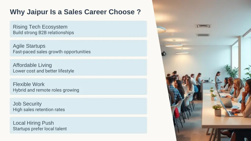why jaipur is a sales career choose